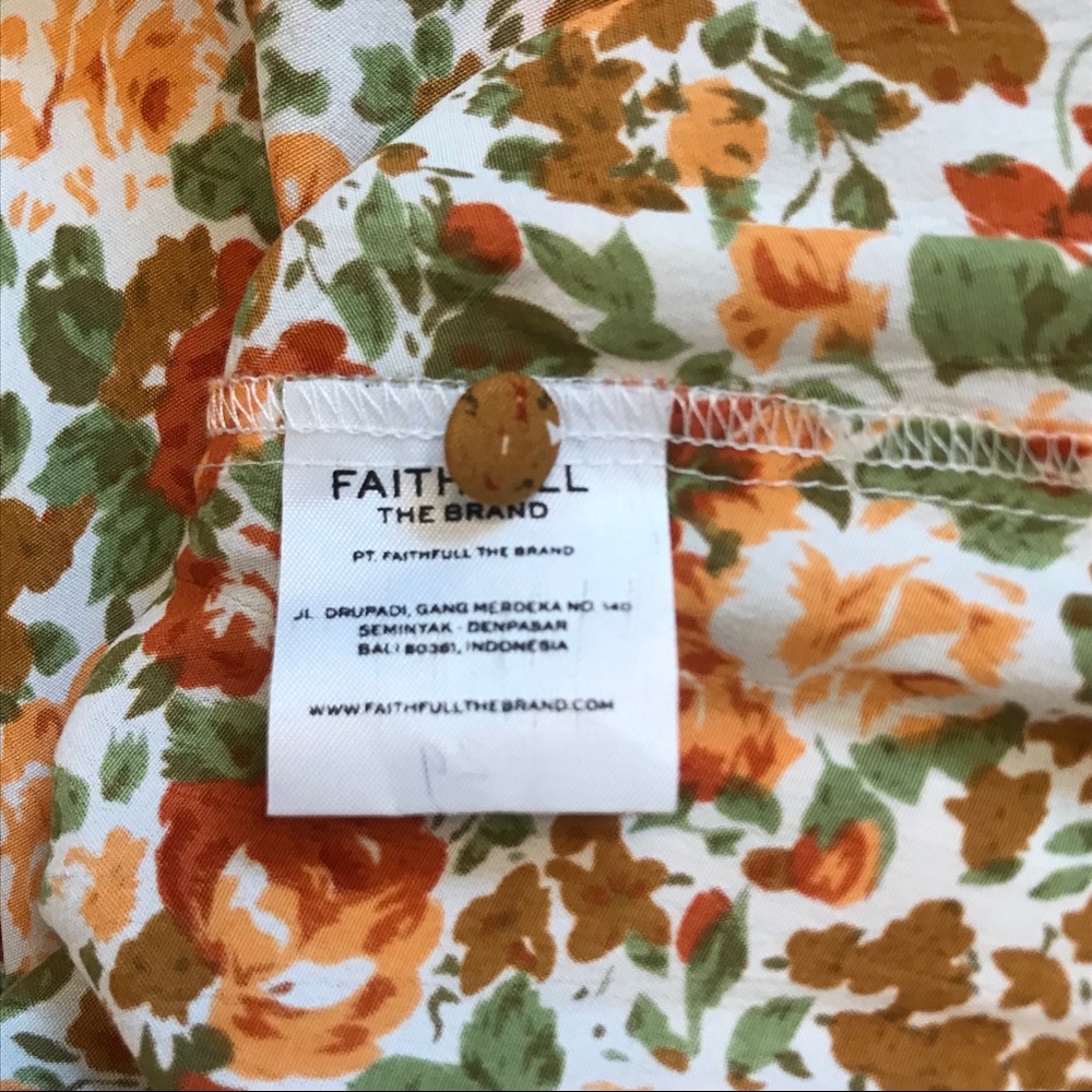 SOLD - NEW Faithfull the Brand Delia Midi Dress M - Picture 8 of 10